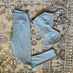 Alo Yoga - AloSoft Blue Set - Size S